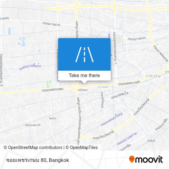 ซอยเพชรเกษม 80 map