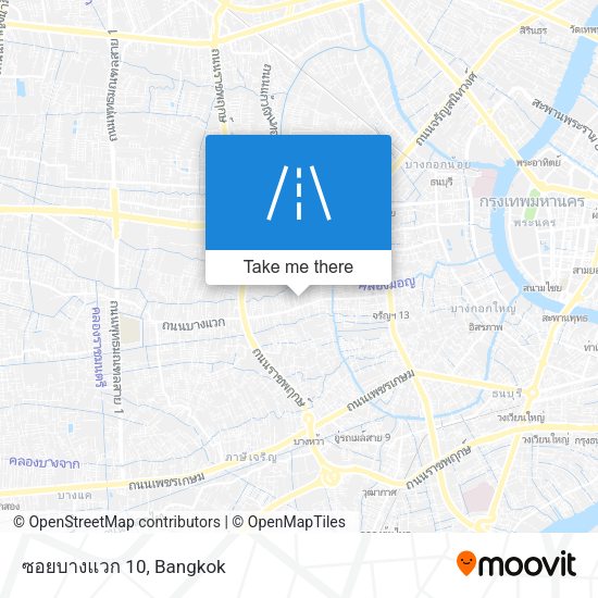 ซอยบางแวก 10 map