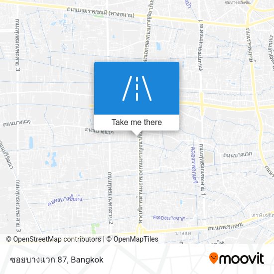 ซอยบางแวก 87 map