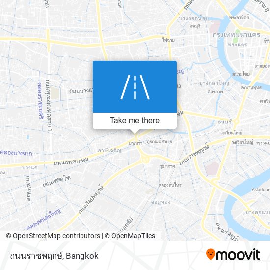 ถนนราชพฤกษ์ map