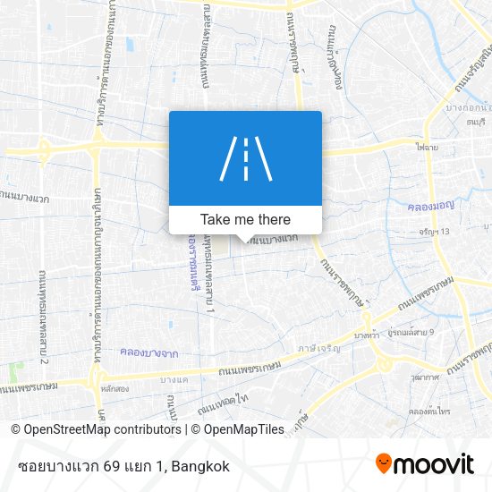 ซอยบางแวก 69 แยก 1 map