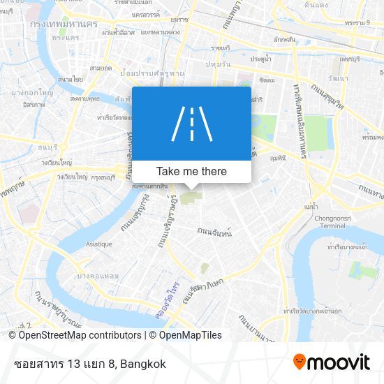 ซอยสาทร 13 แยก 8 map