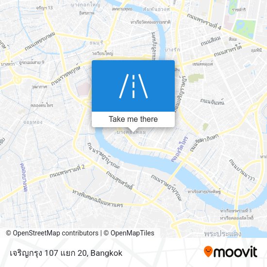 เจริญกรุง 107 แยก 20 map