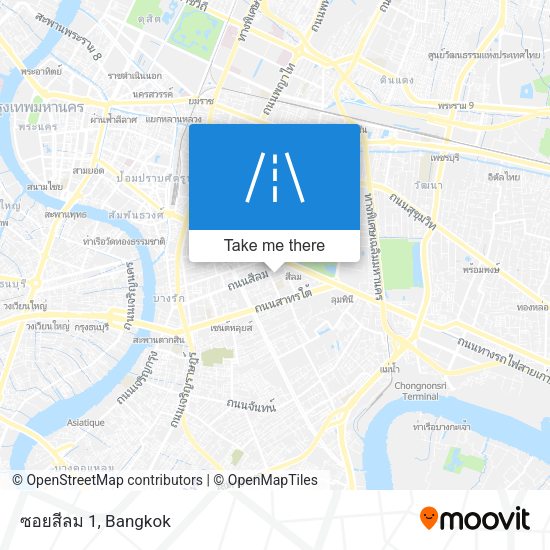 ซอยสีลม 1 map