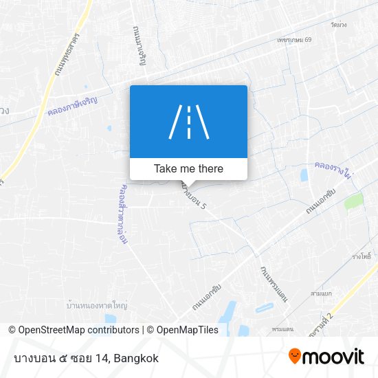 บางบอน ๕ ซอย 14 map