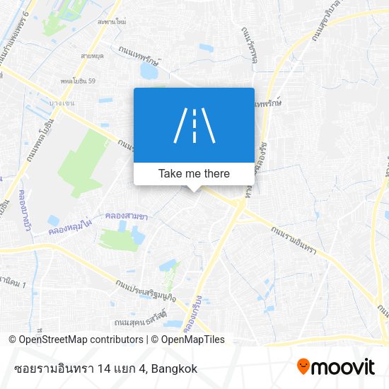 ซอยรามอินทรา 14 แยก 4 map