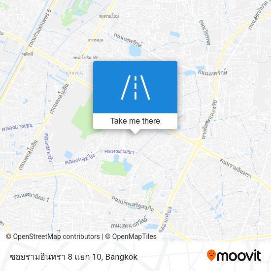 ซอยรามอินทรา 8 แยก 10 map