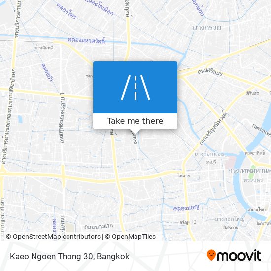 Kaeo Ngoen Thong 30 map