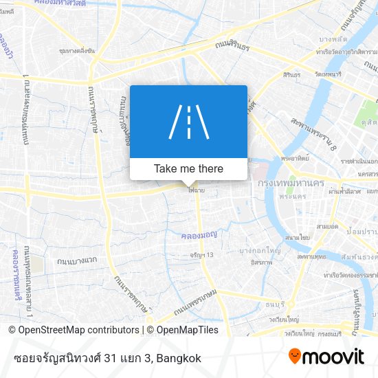 ซอยจรัญสนิทวงศ์ 31 แยก 3 map