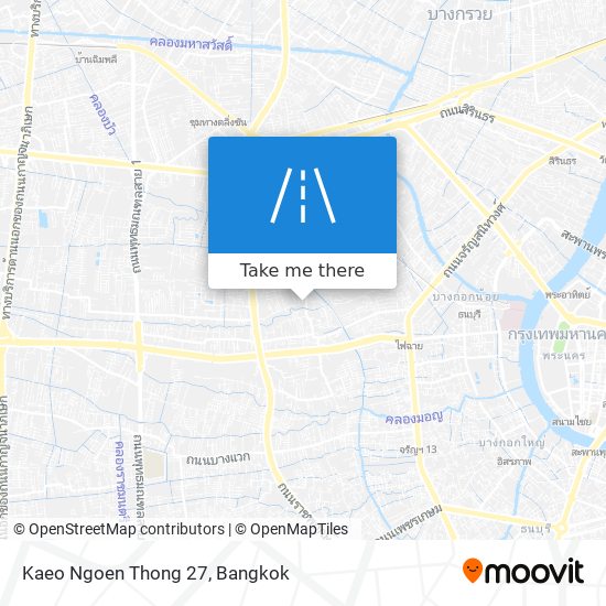 Kaeo Ngoen Thong 27 map
