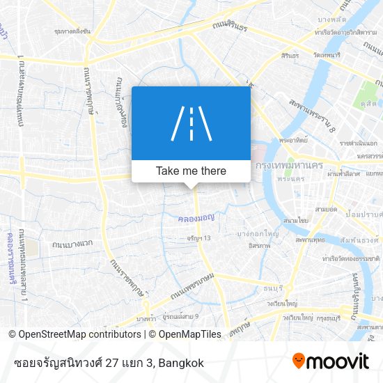 ซอยจรัญสนิทวงศ์ 27 แยก 3 map