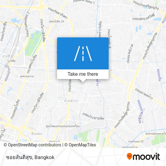 ซอยสันติสุข map