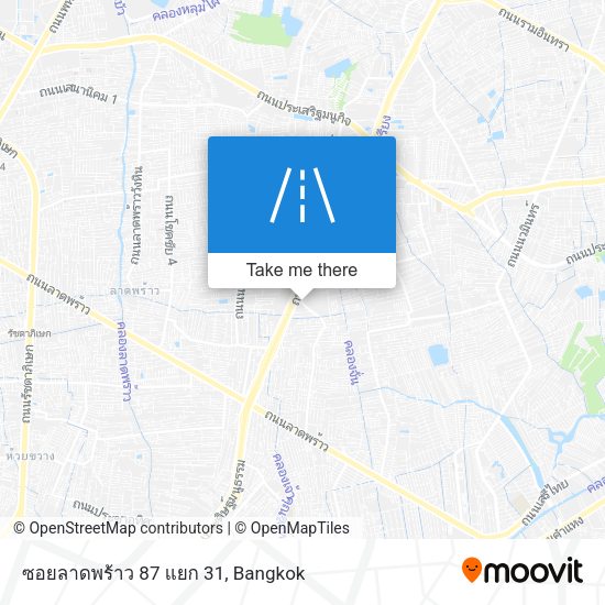 ซอยลาดพร้าว 87 แยก 31 map