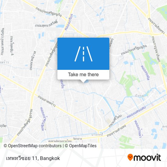 เทพทวีซอย 11 map