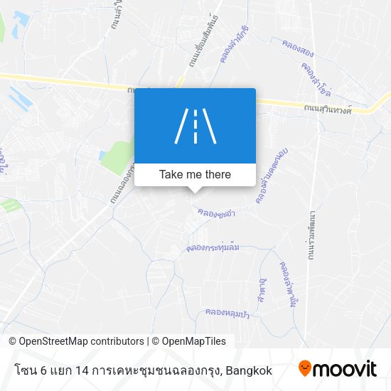 โซน 6 แยก 14 การเคหะชุมชนฉลองกรุง map