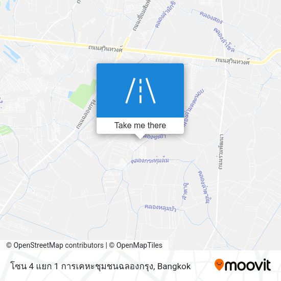 โซน 4 แยก 1 การเคหะชุมชนฉลองกรุง map