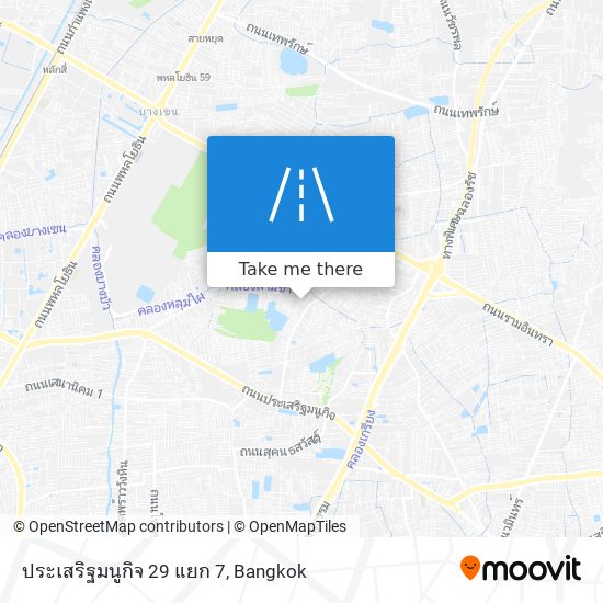 ประเสริฐมนูกิจ 29 แยก 7 map