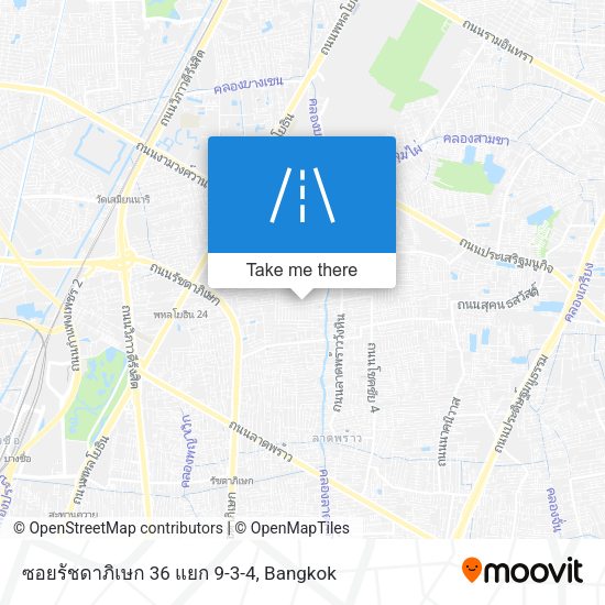 ซอยรัชดาภิเษก 36 แยก 9-3-4 map