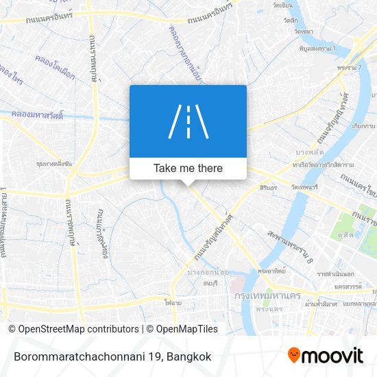 Borommaratchachonnani 19 map