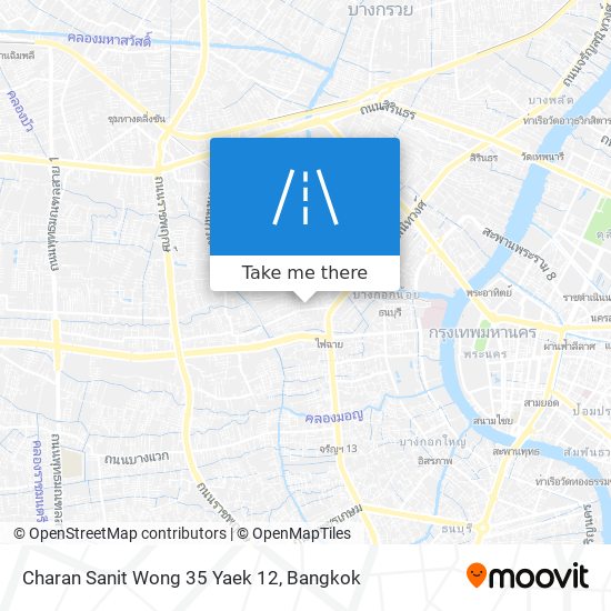 Charan Sanit Wong 35 Yaek 12 map