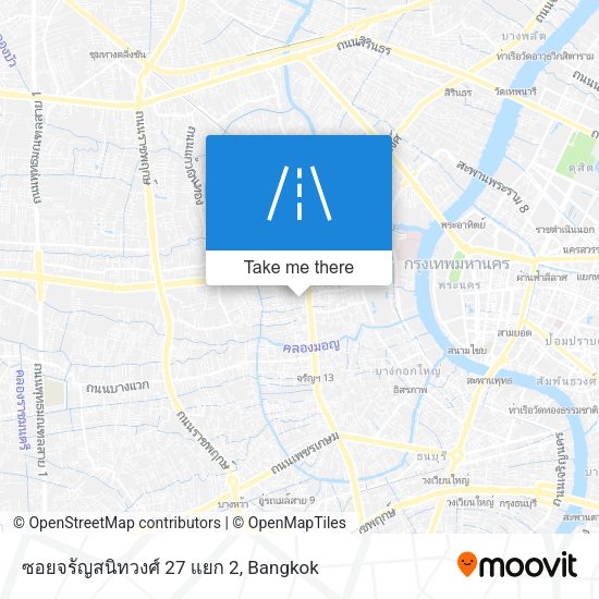 ซอยจรัญสนิทวงศ์ 27 แยก 2 map