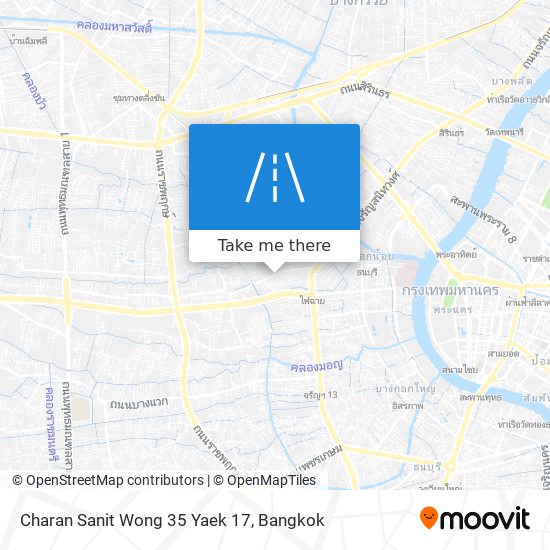 Charan Sanit Wong 35 Yaek 17 map