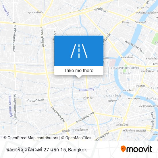 ซอยจรัญสนิทวงศ์ 27 แยก 15 map