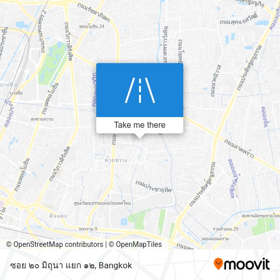 ซอย ๒๐ มิถุนา แยก ๑๒ map