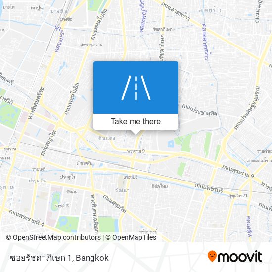 ซอยรัชดาภิเษก 1 map