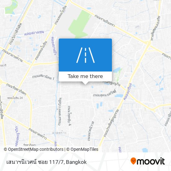 เสนาฯนิเวศน์ ซอย 117/7 map