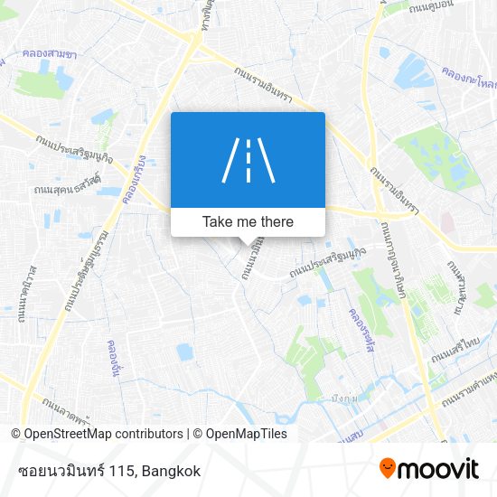 ซอยนวมินทร์ 115 map