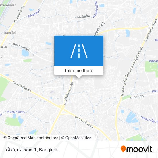 เลิศอุบล ซอย 1 map