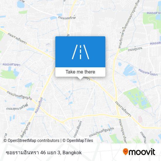 ซอยรามอินทรา 46 แยก 3 map