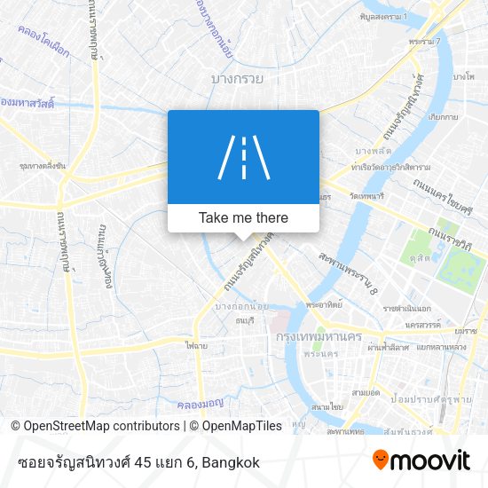 ซอยจรัญสนิทวงศ์ 45 แยก 6 map