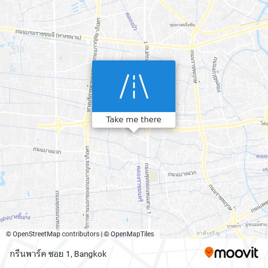 กรีนพาร์ค ซอย 1 map