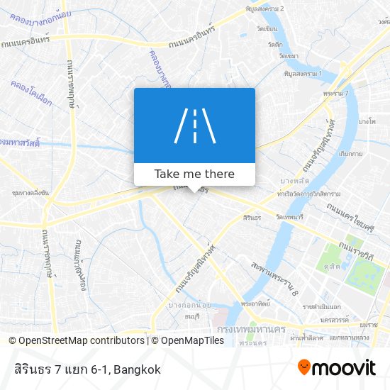 สิรินธร 7 แยก 6-1 map