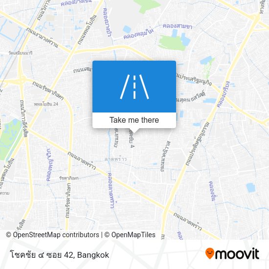 โชคชัย ๔ ซอย 42 map