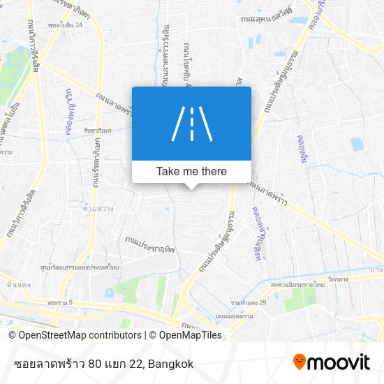 ซอยลาดพร้าว 80 แยก 22 map
