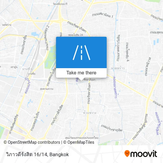 วิภาวดีรังสิต 16/14 map