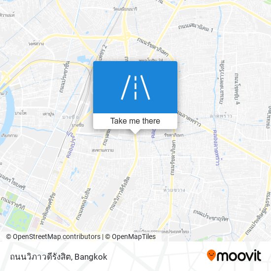 ถนนวิภาวดีรังสิต map