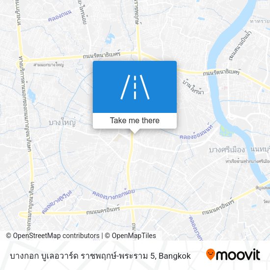 บางกอก บูเลอวาร์ด ราชพฤกษ์-พระราม 5 map