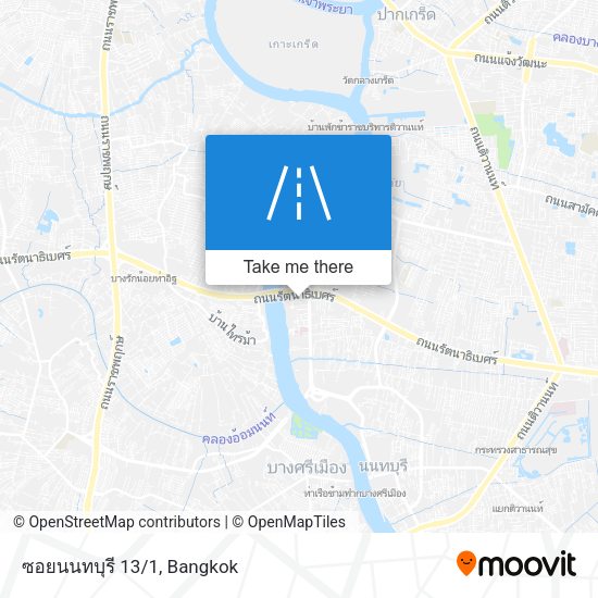 ซอยนนทบุรี 13/1 map
