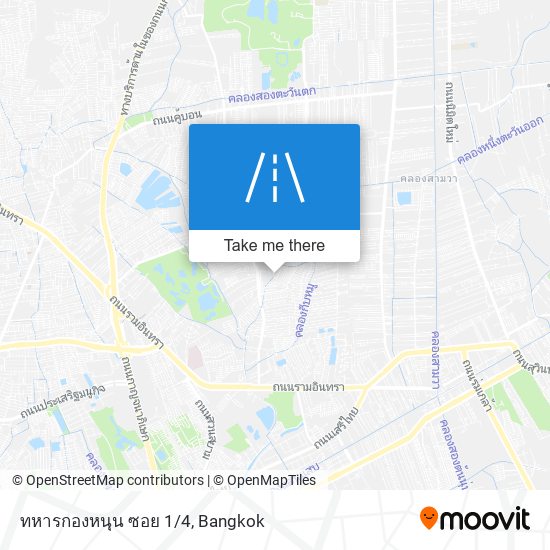 ทหารกองหนุน ซอย 1/4 map