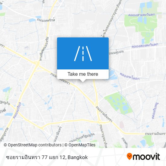 ซอยรามอินทรา 77 แยก 12 map