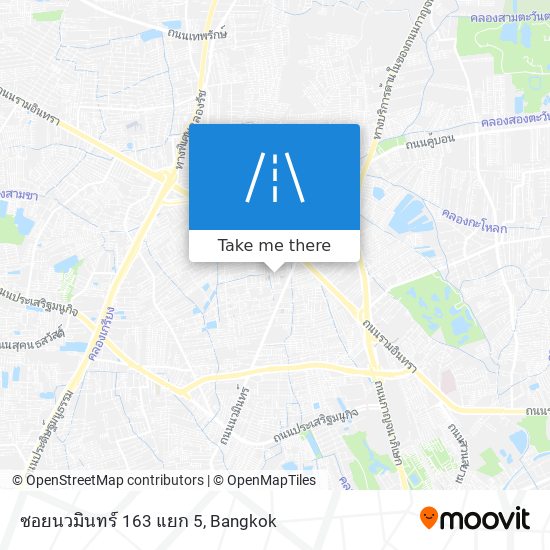 ซอยนวมินทร์ 163 แยก 5 map