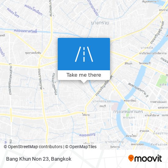 Bang Khun Non 23 map