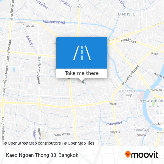 Kaeo Ngoen Thong 33 map