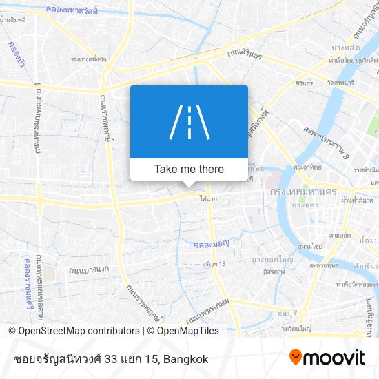 ซอยจรัญสนิทวงศ์ 33 แยก 15 map