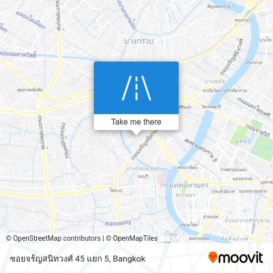 ซอยจรัญสนิทวงศ์ 45 แยก 5 map