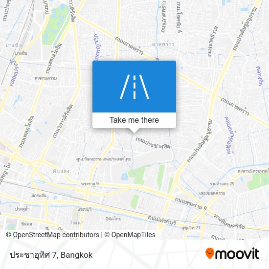 ประชาอุทิศ 7 map